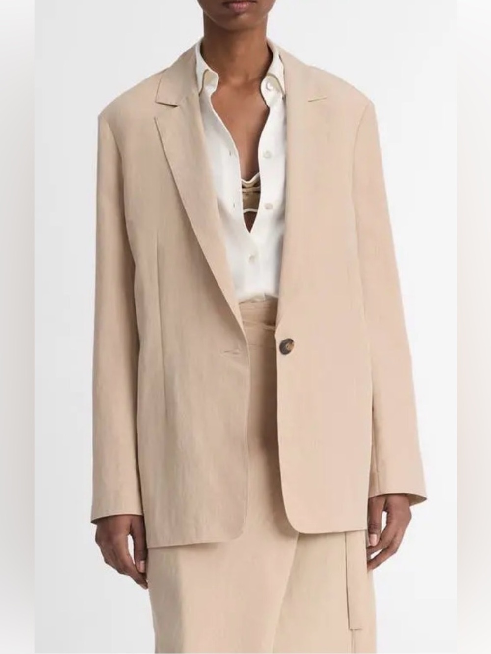 Vince Relaxed Textured Blazer